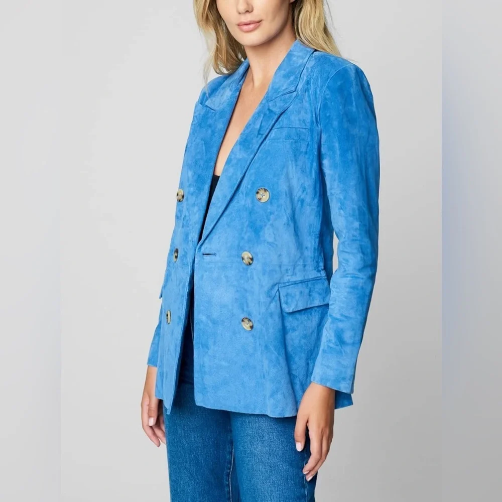 BLANKNYC Womens Luxury Clothing Oversized Blazzer Pockets, Comfy Stylish Coat S - Picture 3 of 16